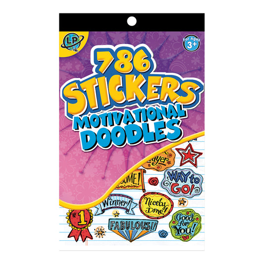 Motivational Doodles Sticker Book
