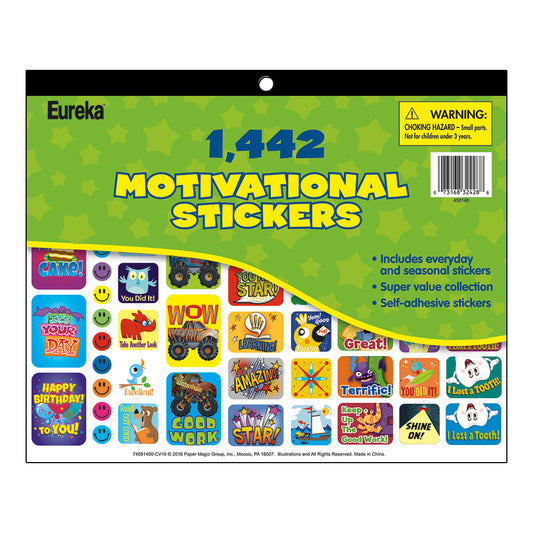 Motivational Jumbo Sticker Book
