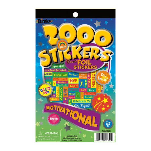 Motivational Foil Sticker Book