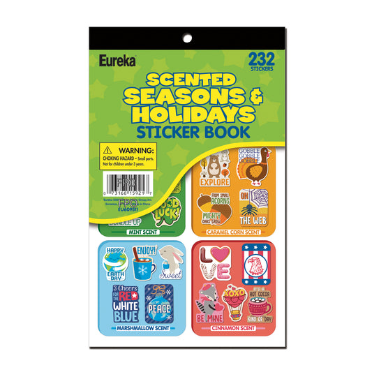 Seasons and Holidays Scented Sticker Book
