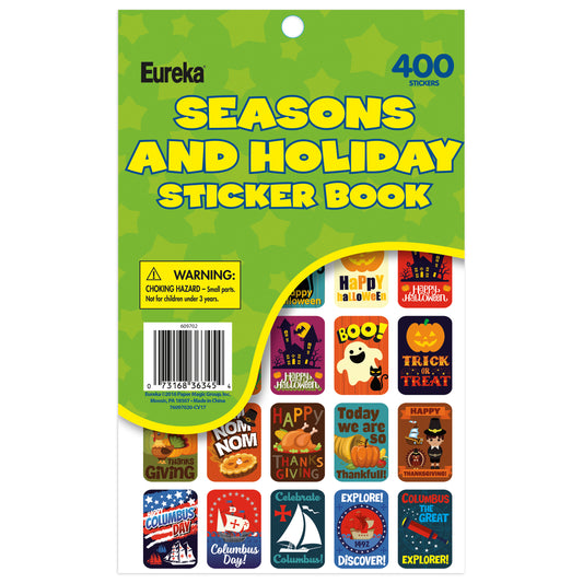 Seasons and Holidays Scented Sticker Book (400)