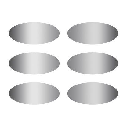 Scratch off Oval Stickers