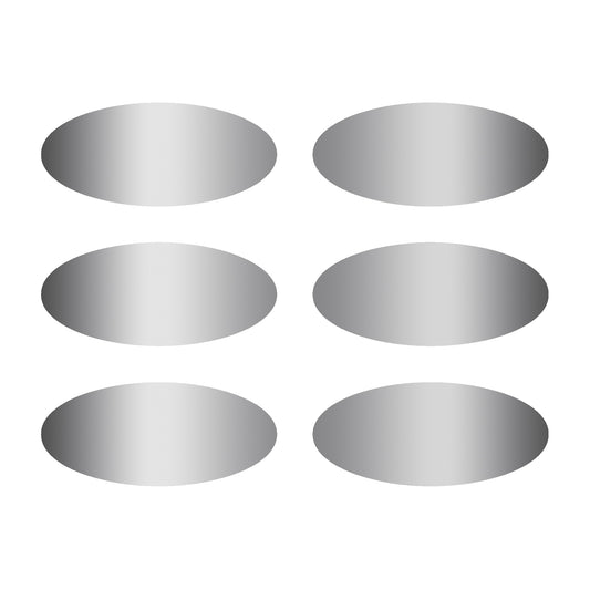 Scratch off Oval Stickers
