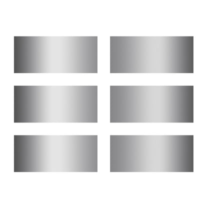 Scratch off Rectangle Stickers