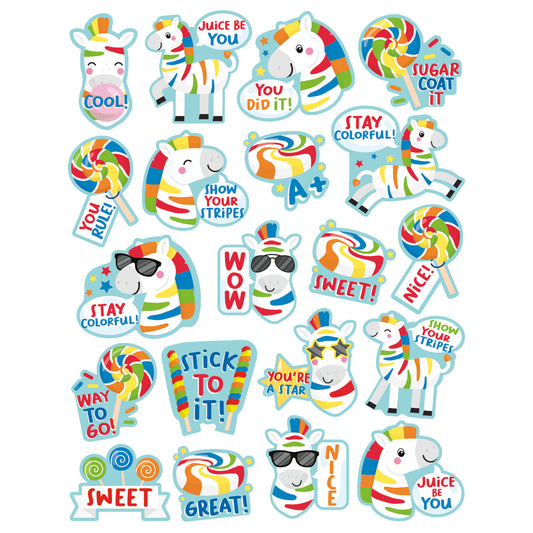 Fruit Zebras Scented Stickers