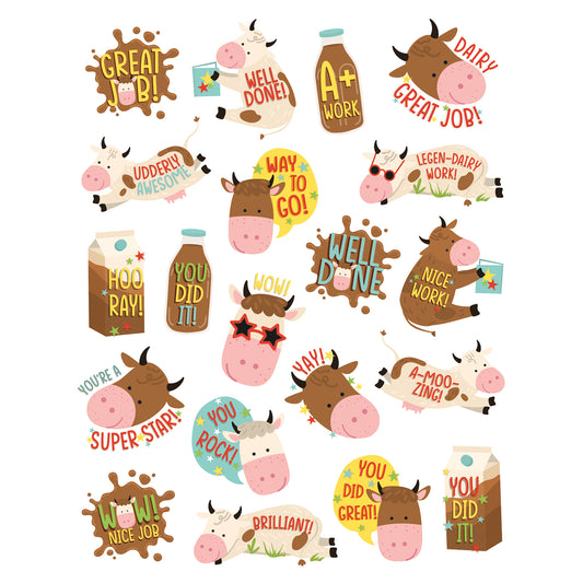Brown Cows Scented Stickers