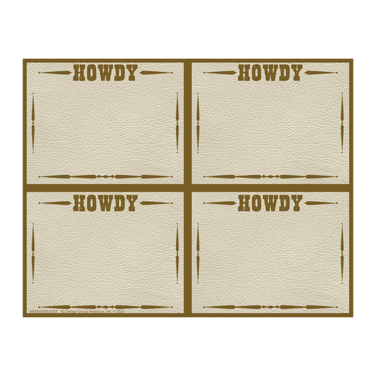 Wild Wild Classroom Name Tags