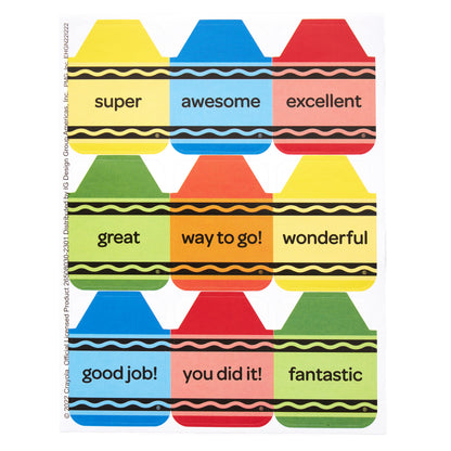 Crayola Crayons Stickers