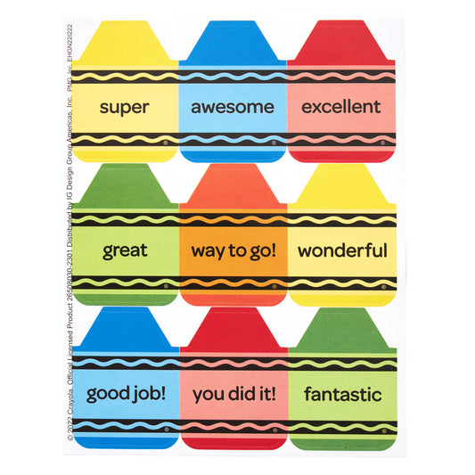 Crayola Crayons Stickers