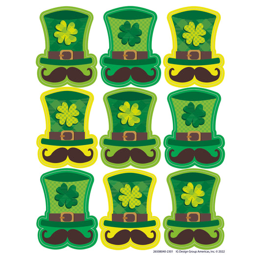 St Patrick's Day Hats Stickers