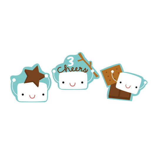 S'Mores Marshmallow Scented Stickers