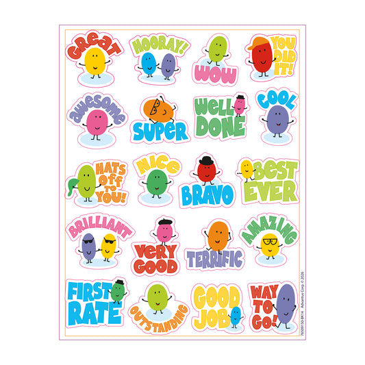 Jelly Bean Scented Stickers