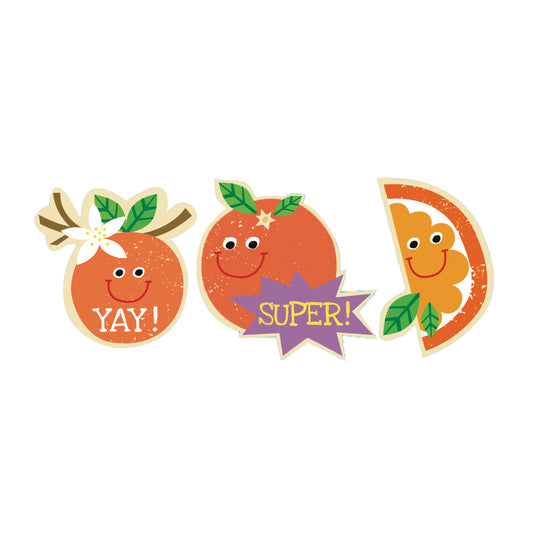 Orange Scented Stickers