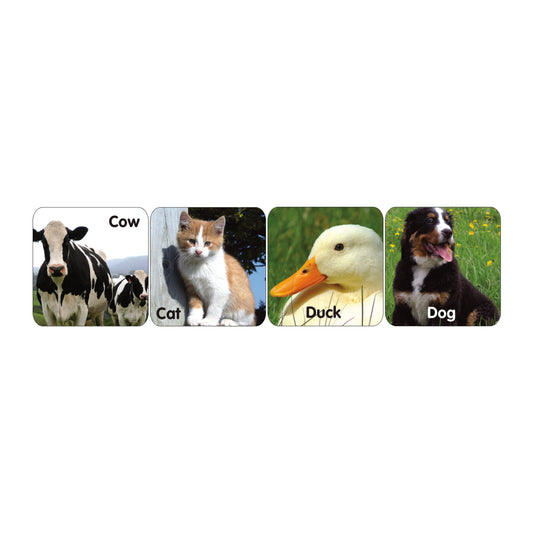 Farm Animal Photo Stickers