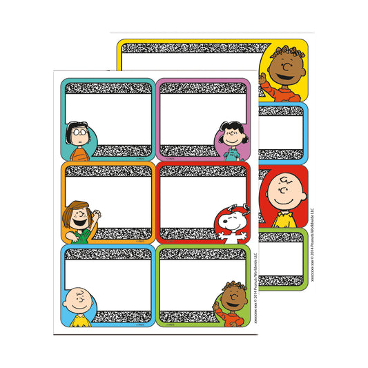 Peanuts Composition Label Stickers