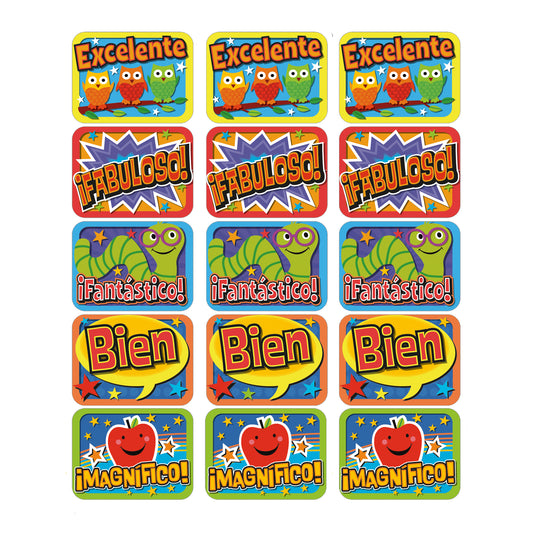 Spanish Success Stickers