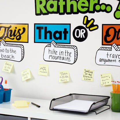 Would You Rather Mini Bulletin Board Set