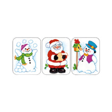 Christmas Snowman and Santa Stickers