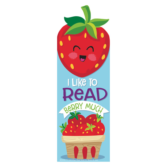Strawberry Scented Bookmark