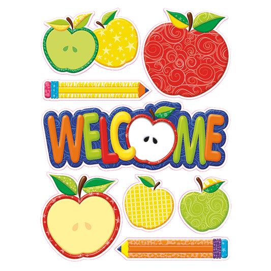 Color My World Welcome Window Cling