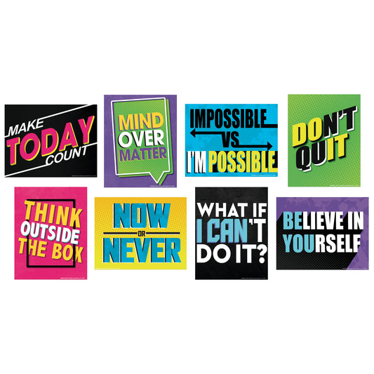Motivational 1 Mini Poster Set
