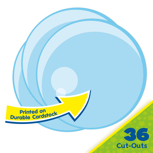 Seas The Day Bubbles Paper Cut-Outs