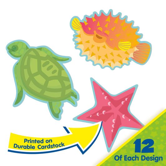 Seas The Day Fish Paper Cut-Outs