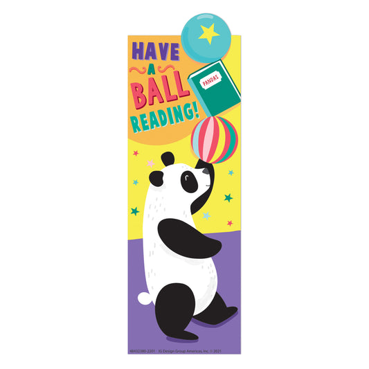 Panda Have a Ball Reading Bookmark