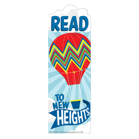 Hot Air Balloon Heights Bookmark
