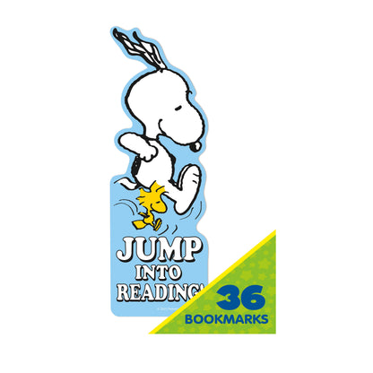 Peanuts Jump Into Reading Bookmark