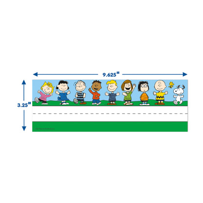 Peanuts Tented Nameplates
