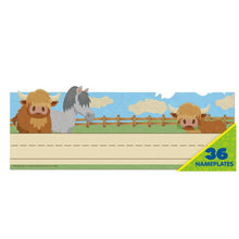 Wild Wild Classroom Tented Nameplates
