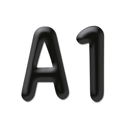 Color My World Black Deco Letters