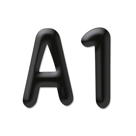 Color My World Black Deco Letters