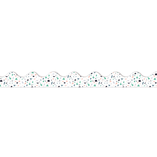 Simply Sassy Terrazzo White Trim