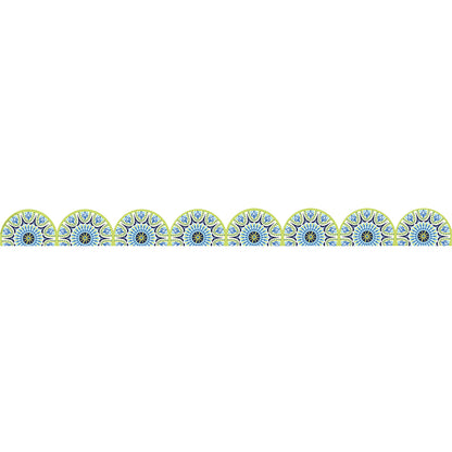 Blue Harmony Half Mandala Trim