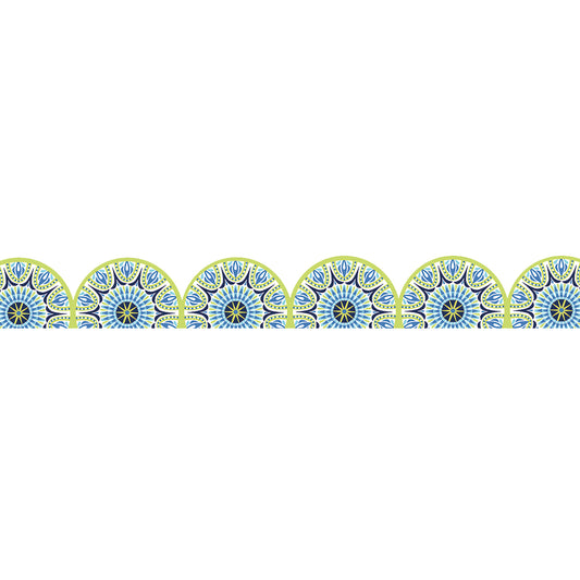 Blue Harmony Half Mandala Trim