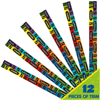 Crayola Inspirational Words Trim