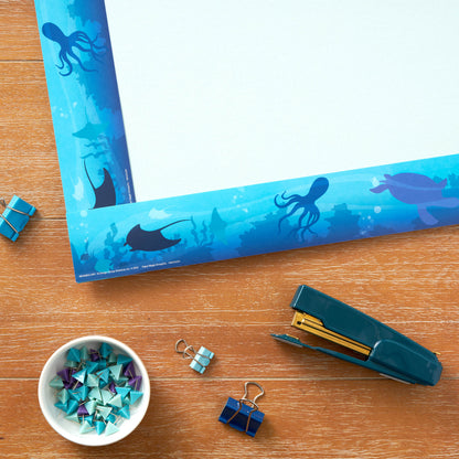 Seas The Day Blue Silhouettes Trim