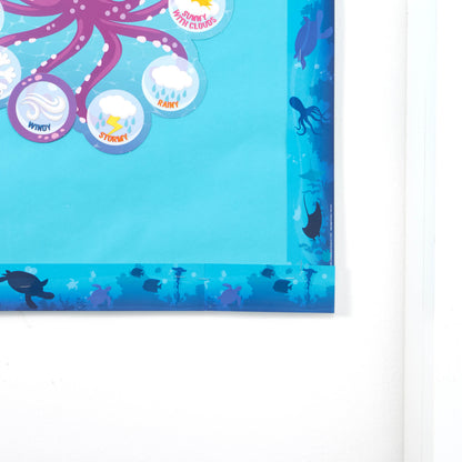 Seas The Day Blue Silhouettes Trim