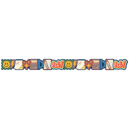 S'Cool Era School Icons Trim