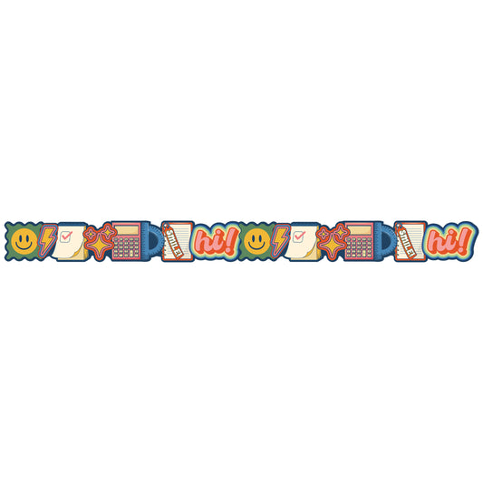 S'Cool Era School Icons Trim