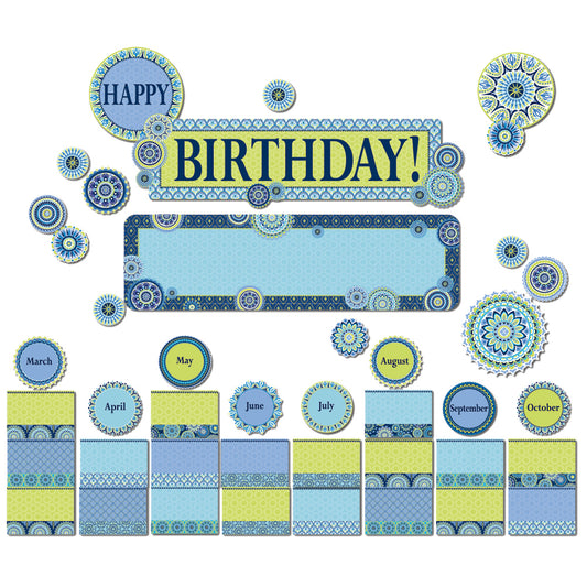 Harmony Birthday Mini Bulletin Board Set