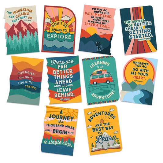 Adventurer Die-Cut Poster Bulletin Board Set