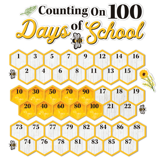The Hive 100 Days Bulletin Board Set