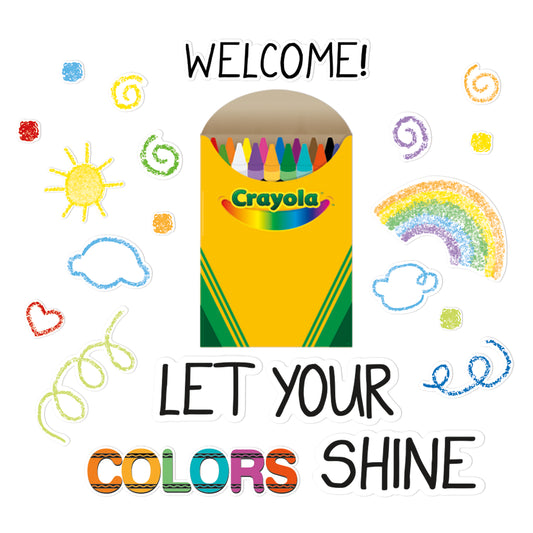 Crayola Let Colors Shine Bulletin Board Set