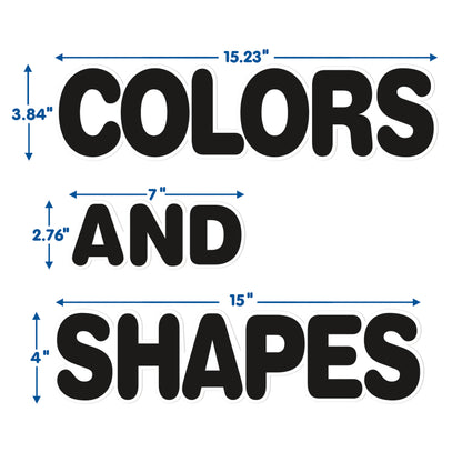 Crayola Colors and Shapes Bulletin Board Set