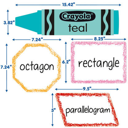 Crayola Colors and Shapes Bulletin Board Set