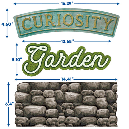 Curisoity Garden Welcome Bulletin Board Set