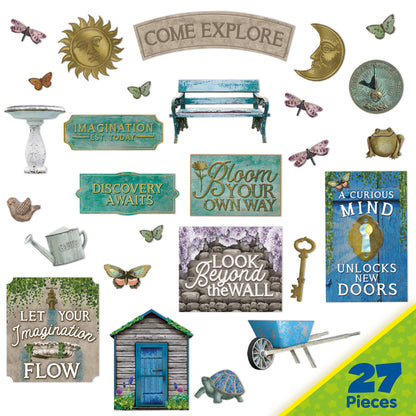 Curiosity Garden Gallery Bulletin Board Set